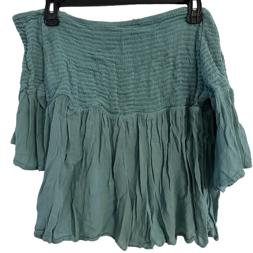 Off the shoulder elastic top